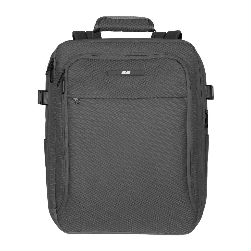 Набір валіз 2E, Trek, (L+M+S), TSA, 4 колеса, + 3 рюкзаки Cabin (2E-BPET-CABIN-GR), поліестр, сірий