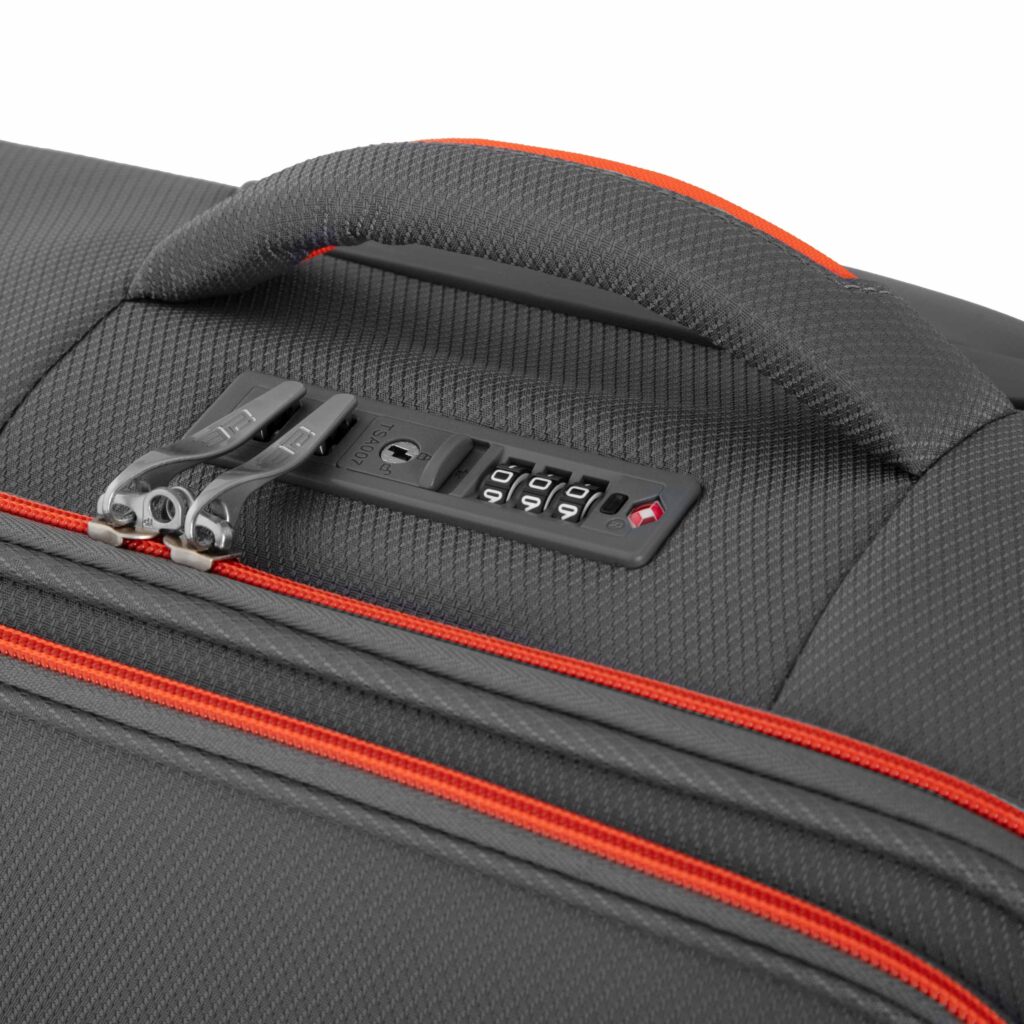 Набір валіз 2E, Trek, (M+S), TSA, 4 колеса, + 2 рюкзаки Cabin (2E-BPET-CABIN-GR), поліестр, сірий