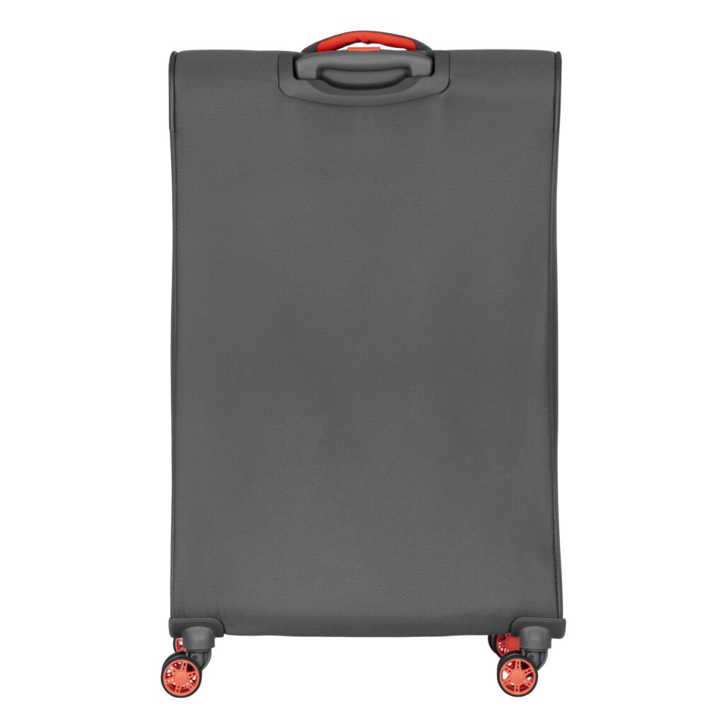 Валіза 2E, Trek, поліестер, велика, 97/117л, TSA, 4 колеса, EXP, сірий