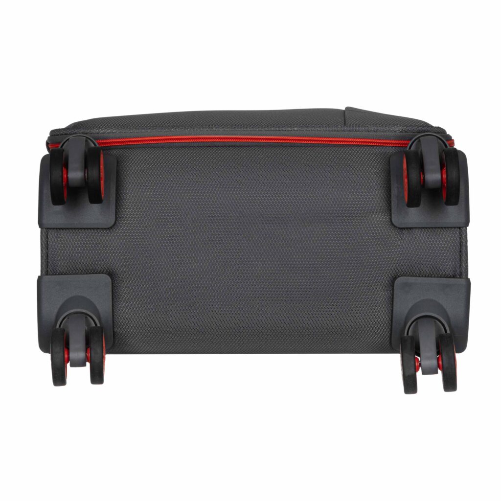 Валіза 2E, Trek, поліестер, мала, 35л, TSA, 4 колеса, сірий