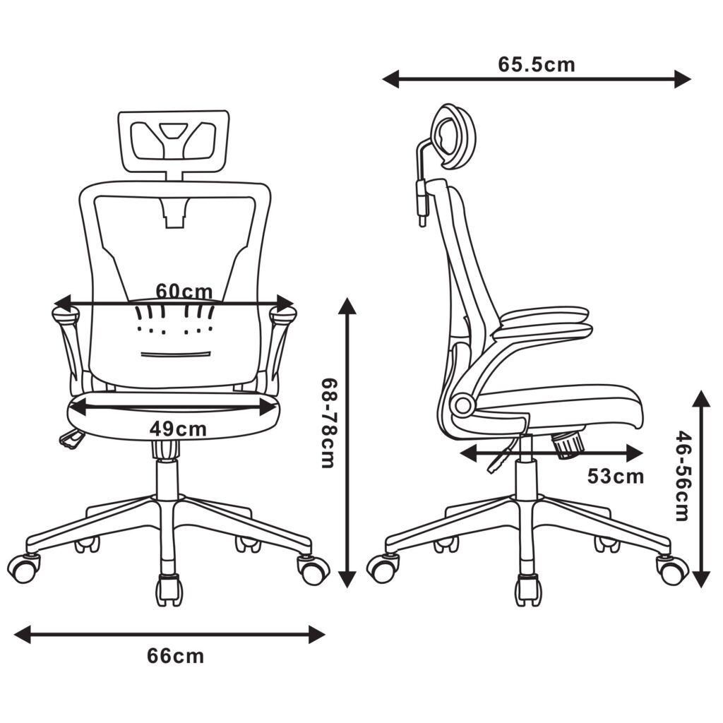 Крісло 2E OC130, тканина, підйомні підлокітники, підголівник, сірий