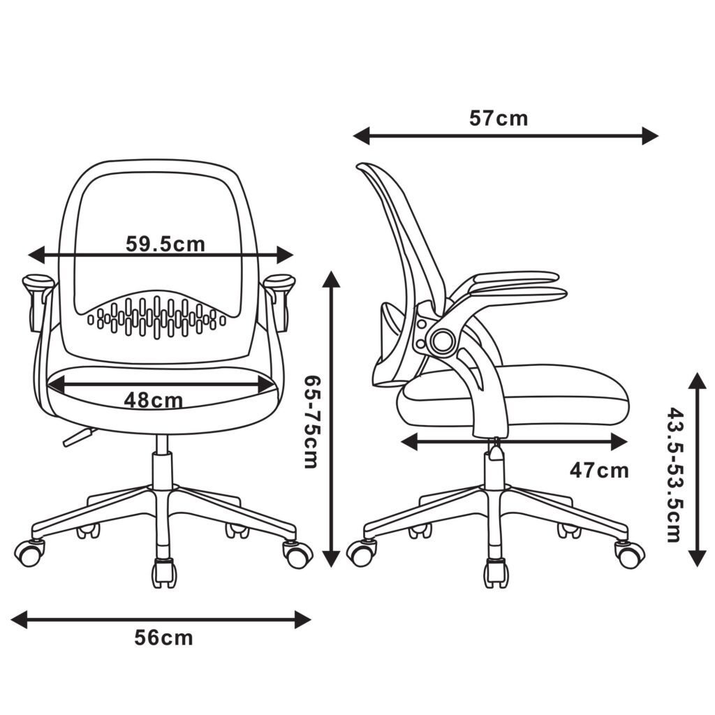 Крісло 2E OC100, тканина, фіксовані підлокітники, темно-сірий