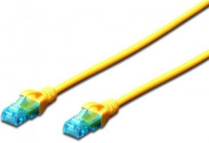 Патч-корд 2E CAT 5e, UTP, 2м, 26AWG, RJ45, 7/0.16, Cu, LSZH, желтый