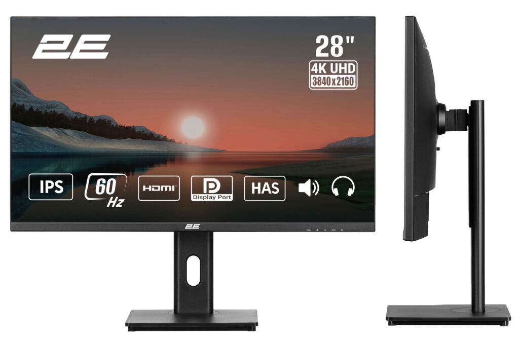 Monitor 2E 28″ L2825B 2xHDMI, DP, MM, IPS, 84%NTSC, 3840×2160, HAS