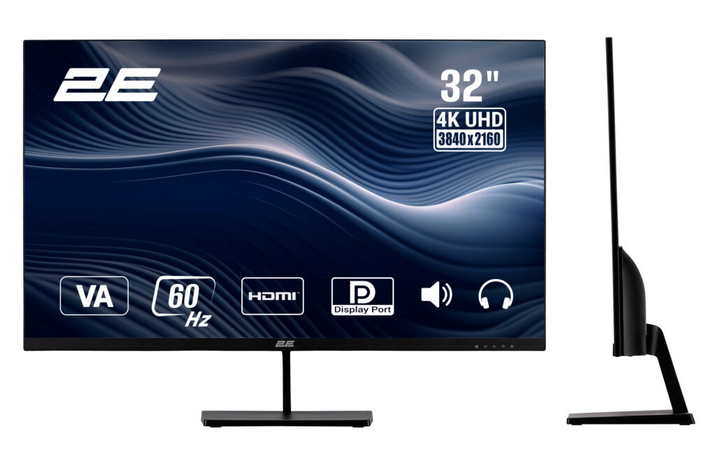 Monitor 2E 31.5″ L3224B 2xHDMI, DP, MM, VA, 3840×2160