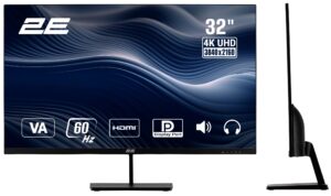 Monitor 2E 31.5″ L3224B 2xHDMI, DP, MM, VA, 3840×2160