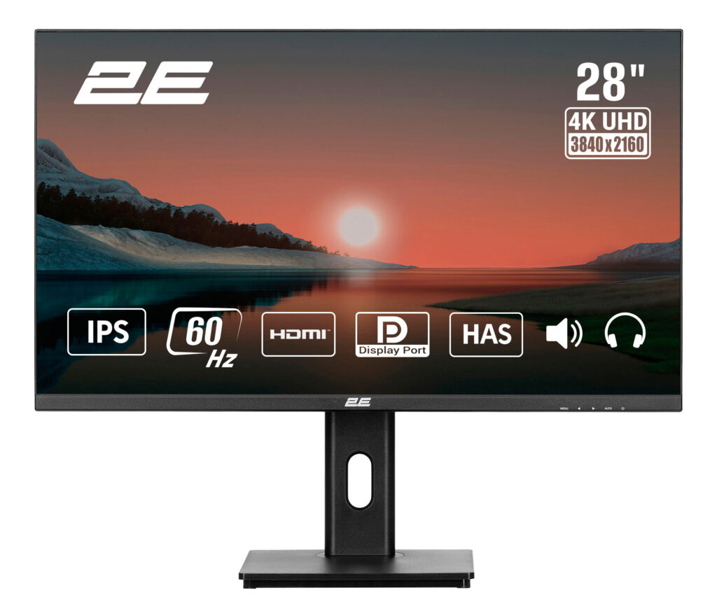 Monitor 2E 28″ L2825B 2xHDMI, DP, MM, IPS, 84%NTSC, 3840×2160, HAS