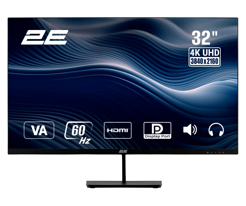Monitor 2E 31.5″ L3224B 2xHDMI, DP, MM, VA, 3840×2160