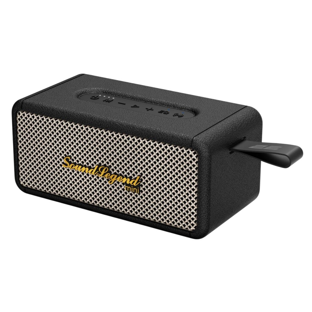 Портативная акустическая система 2E SoundLegend Mini 40Вт, BT 5.3, TWS, FLAC, MP3, WAV, EQ, Power Bank, IPX6, Чёрный
