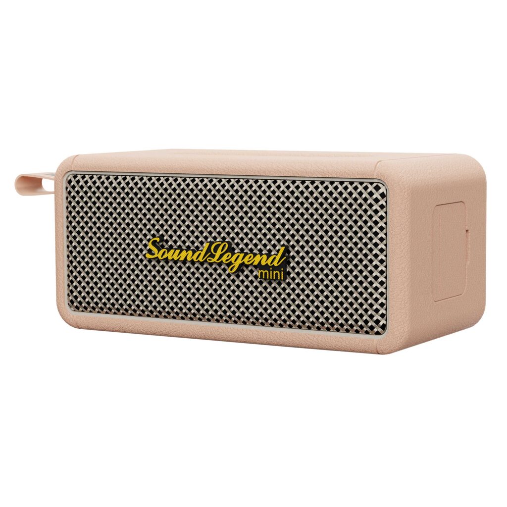 Портативная акустическая система 2E SoundLegend Mini 40Вт, BT 5.3, TWS, FLAC, MP3, WAV, EQ, Power Bank, IPX6, Коричневый