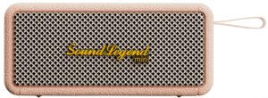 Портативная акустическая система 2E SoundLegend Mini 40Вт, BT 5.3, TWS, FLAC, MP3, WAV, EQ, Power Bank, IPX6, Коричневый