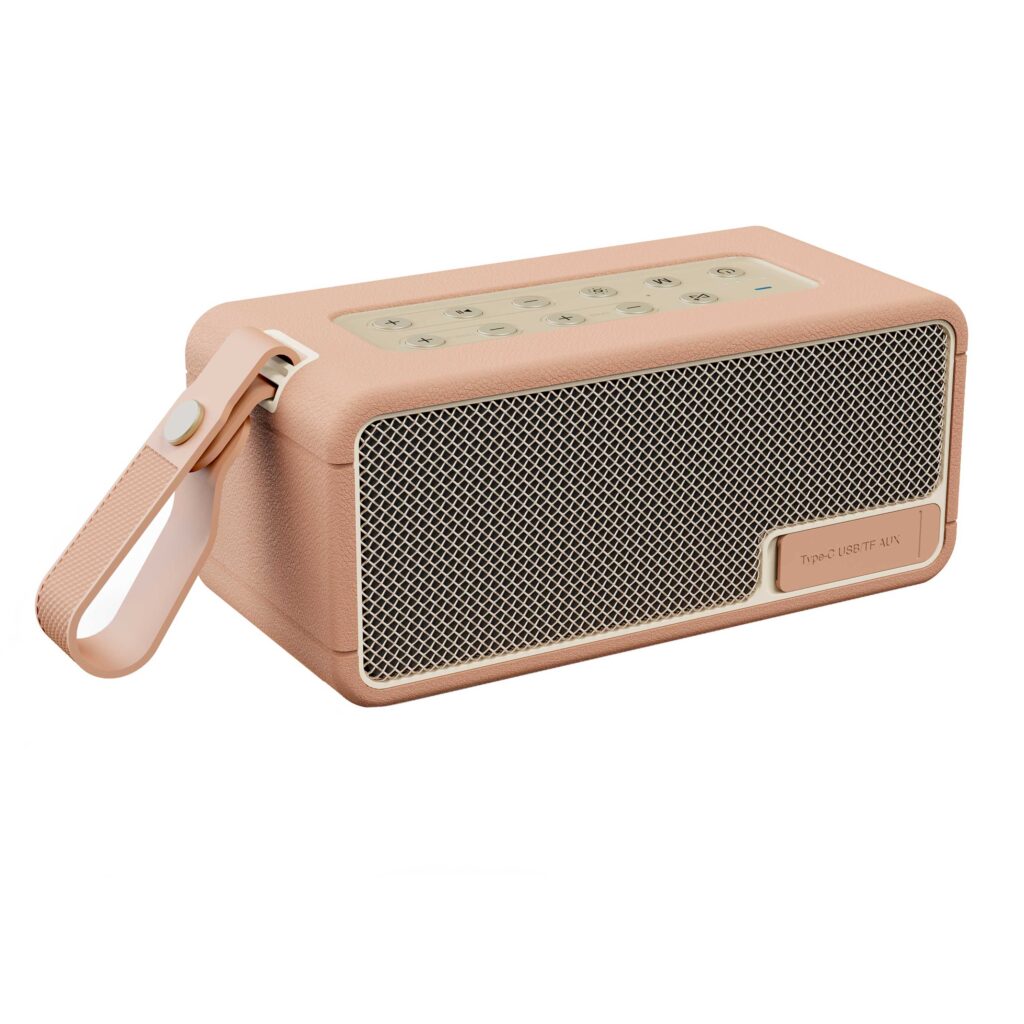 Портативная акустическая система 2E SoundLegend 80Вт, BT 5.3, TWS, FLAC, MP3, WAV, EQ, Power Bank, IPX6, RGB, Коричневый