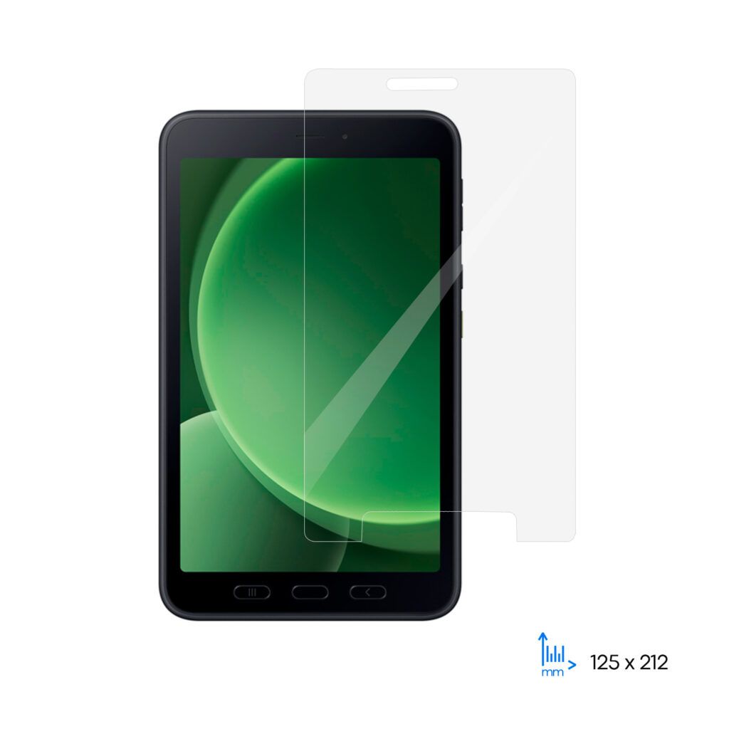 2E Protective glass for Samsung Galaxy Tab Active 5 (X300) 8″(2024), 2.5D, clear