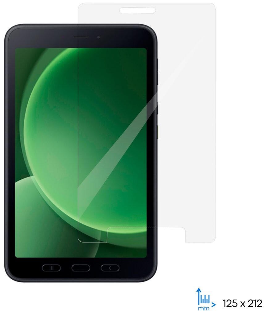 2E Protective glass for Samsung Galaxy Tab Active 5 (X300) 8″(2024), 2.5D, clear