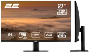 Monitor 2E 27″ F2725B D-Sub, HDMI, IPS, 100Hz