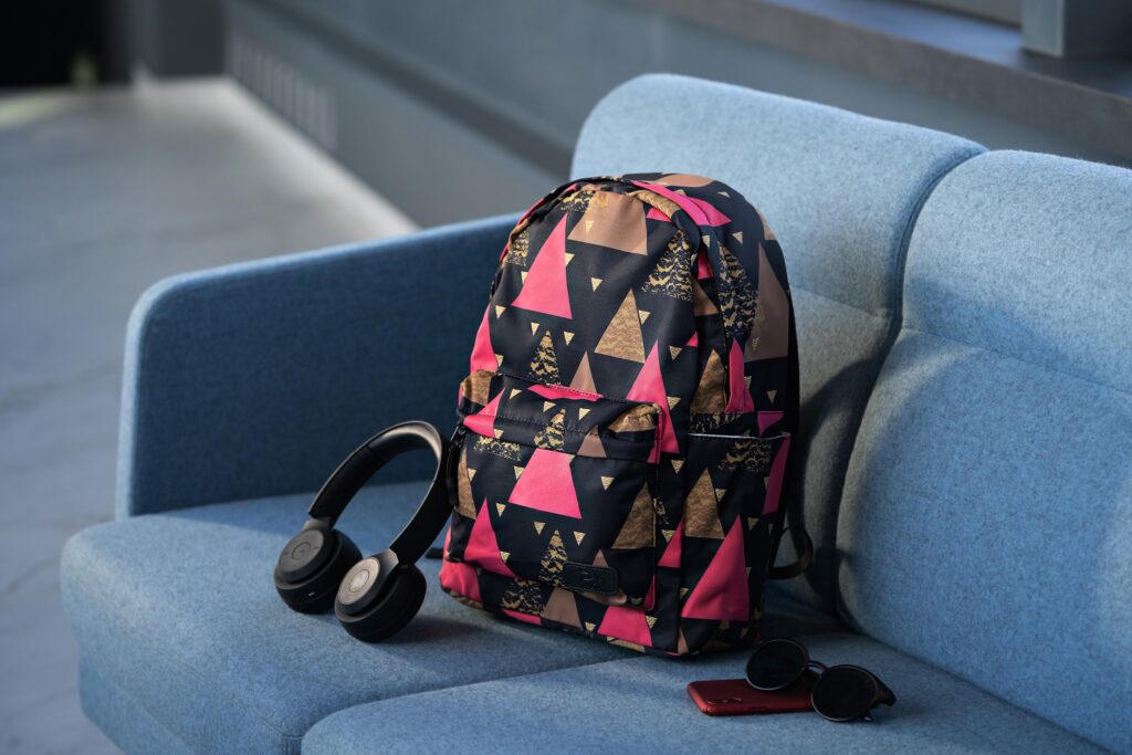 Рюкзак для ноутбука 2Е BPT6114BK, TeensPack Triangles 13″, Black