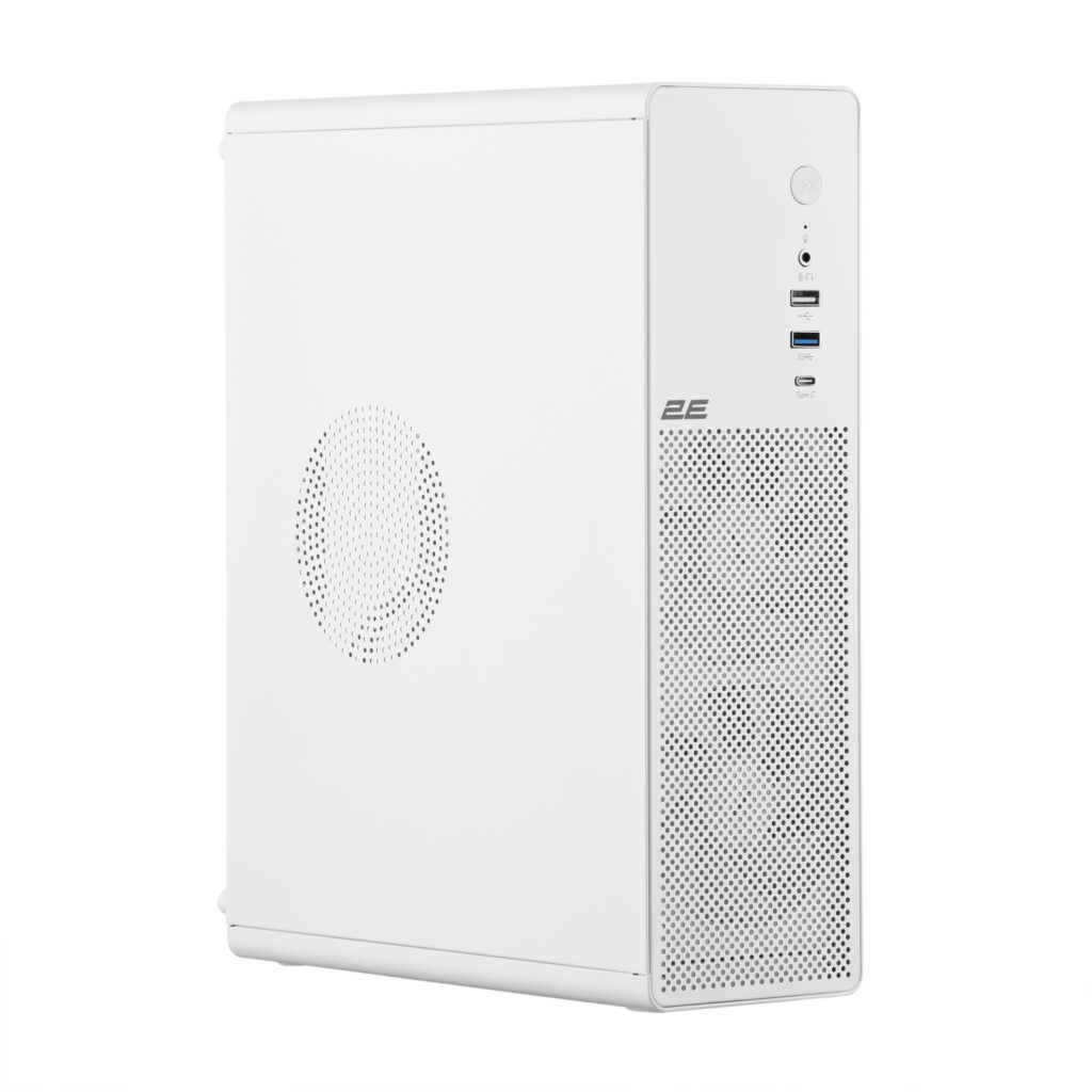 Корпус 2E Credo Slim V90W-400 з БЖ 2E TFX400, 1xUSB3.0, 1х USB 2.0, 1xUSB Type-C, 2×90мм, VGA 220мм, mATX, білий