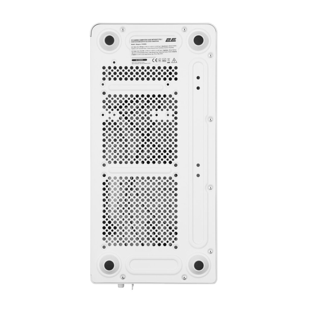 Корпус 2E Credo Plus V350WG без БП, 1xUSB3.0, 1х USB 2.0, 1xUSB Type-C, 3×120мм ARGB, VGA 350мм, LCS ready, TG Side Panel, mATX, белый