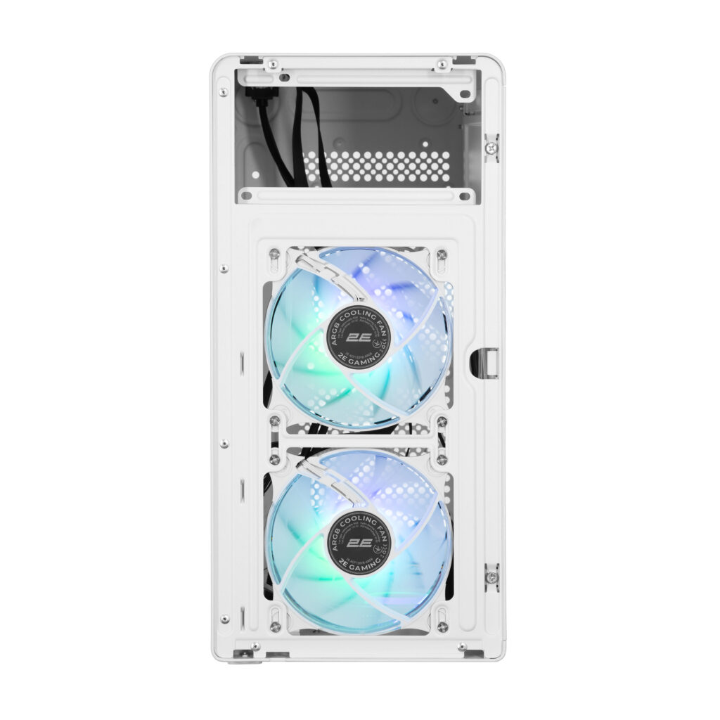Корпус 2E Credo Plus V350WG без БП, 1xUSB3.0, 1х USB 2.0, 1xUSB Type-C, 3×120мм ARGB, VGA 350мм, LCS ready, TG Side Panel, mATX, белый