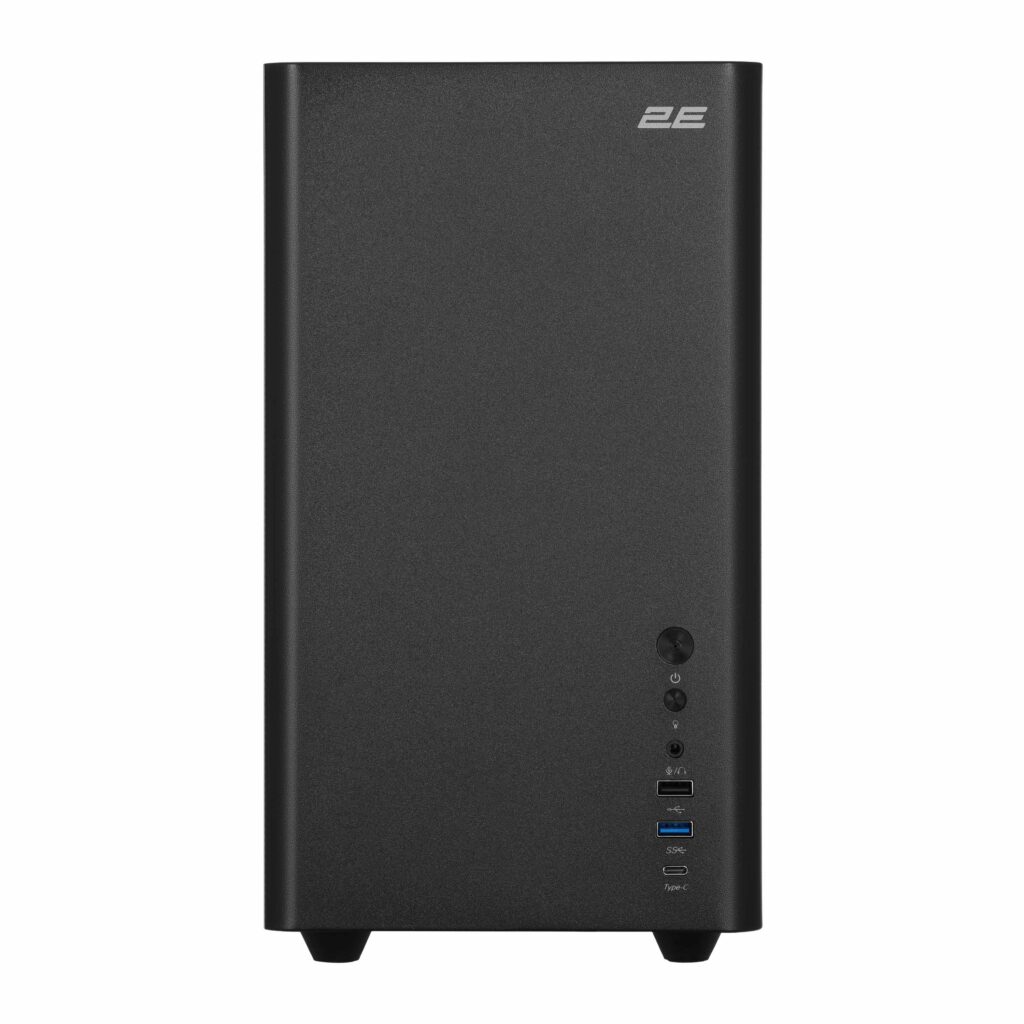 2E PC case 2E Credo Plus V350BG without PSU, 1xUSB3.0, 1х USB 2.0, 1xUSB Type-C, 3x120mm ARGB, VGA 350mm, LCS ready, controller with remote, TG Side Panel, mATX, black