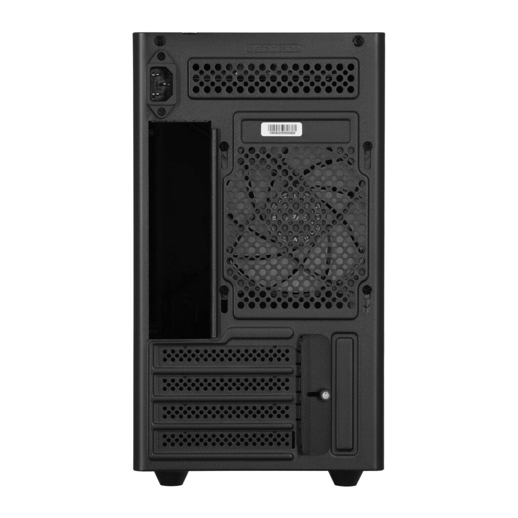2E PC case 2E Credo Plus V350BG without PSU, 1xUSB3.0, 1х USB 2.0, 1xUSB Type-C, 3x120mm ARGB, VGA 350mm, LCS ready, controller with remote, TG Side Panel, mATX, black