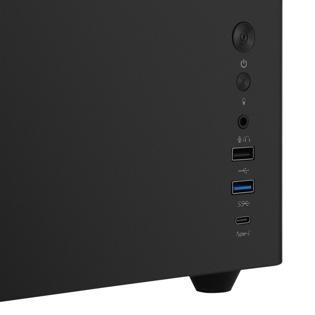 2E PC case 2E Credo Plus V350BG without PSU, 1xUSB3.0, 1х USB 2.0, 1xUSB Type-C, 3x120mm ARGB, VGA 350mm, LCS ready, controller with remote, TG Side Panel, mATX, black
