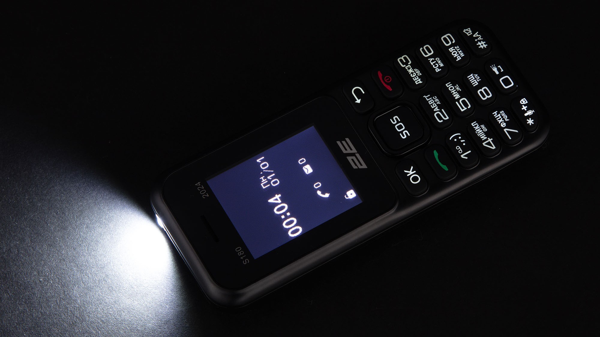 Обновлённый формат базового телефона 2E S180