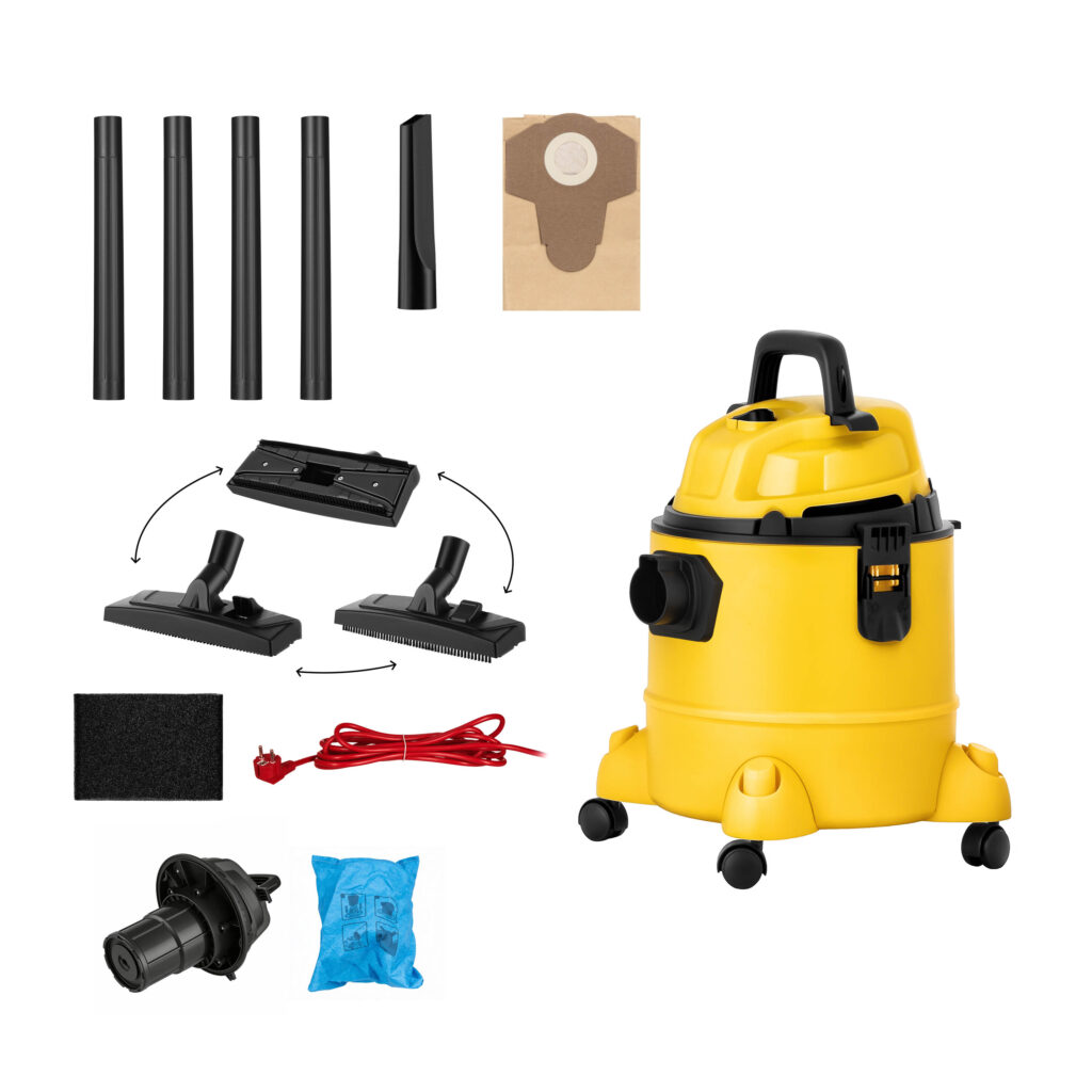 2E Professional vacuum cleaner PowerClean 20P 1000W 15kPa 20L container wet/dry cleaning air blower function IPX4 4.8kg