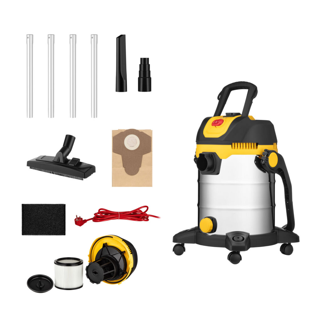 2E Professional vacuum cleaner PowerClean 20S 1200W 17kPa 20L container 220V/2000W wet/dry cleaning air blower function IPX4 5.6kg