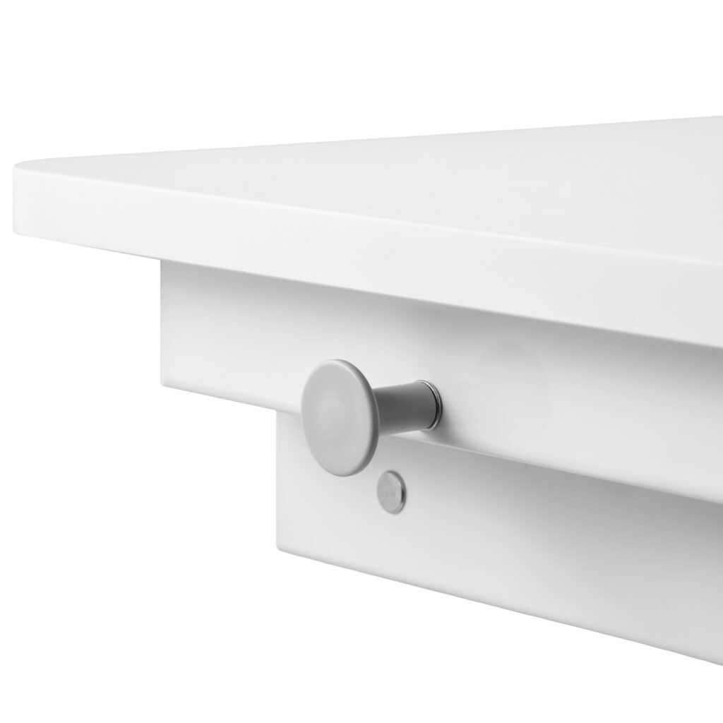 2E Children’s Desk CE301K, height 54-76cm, manual mechanism, tabletop 120?60cm (white), metal base (white)