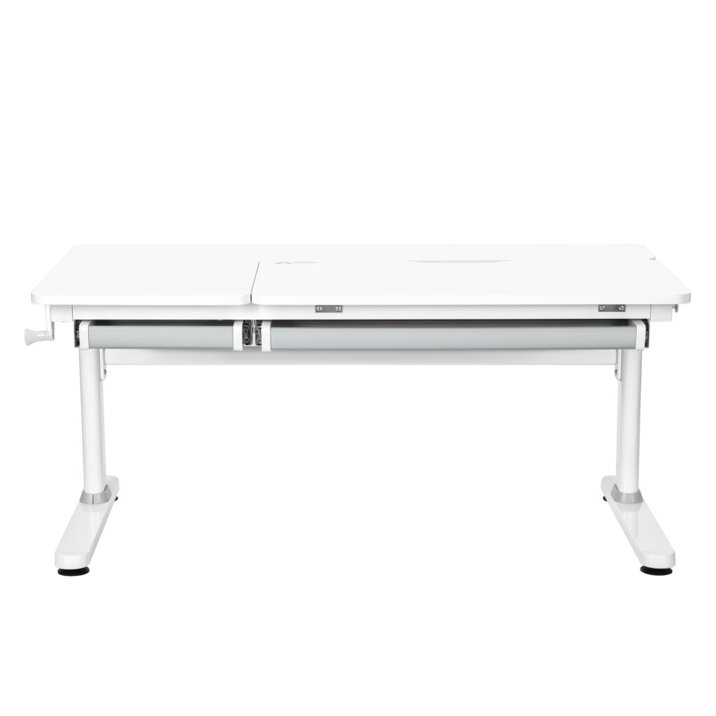 2E Children’s Desk CE301K, height 54-76cm, manual mechanism, tabletop 120?60cm (white), metal base (white)