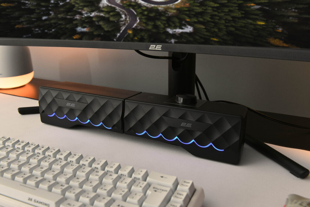 Multimedia speaker 2E PCS232 RGB, Soundbar, 2.0, USB, Black