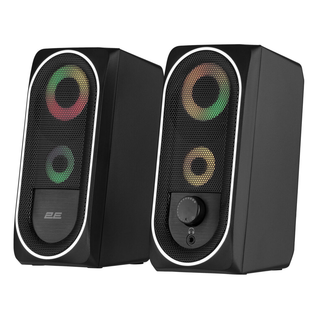 Multimedia speaker 2E PCS234 RGB, 2.0, USB, Black