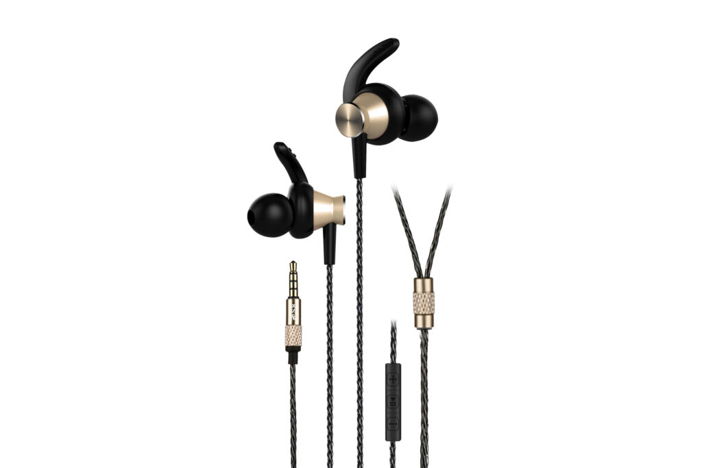 Earphones 2E S8 Piston Magnet, Gold