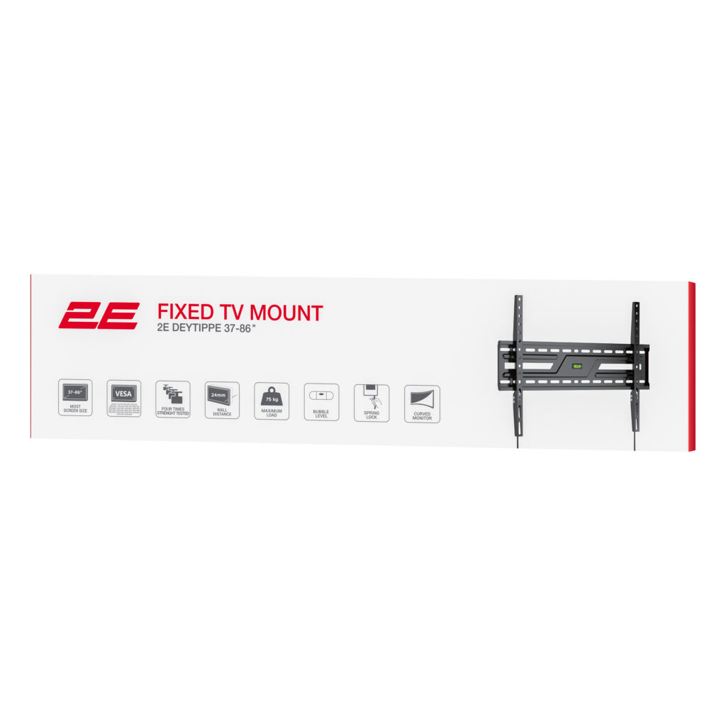 Fixed TV Mount 2E Deytippe 37″- 86″ 75kg