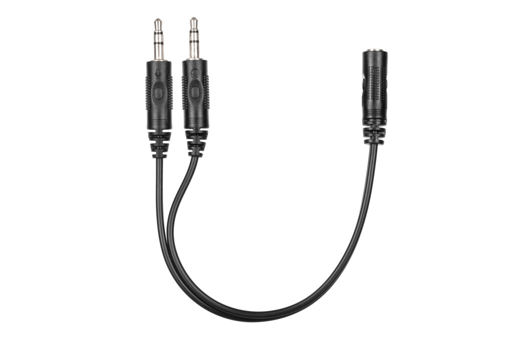Гарнітура ПК моно On-ear 2E CH11 mini-jack, omni-mic, 1.2м, чорний