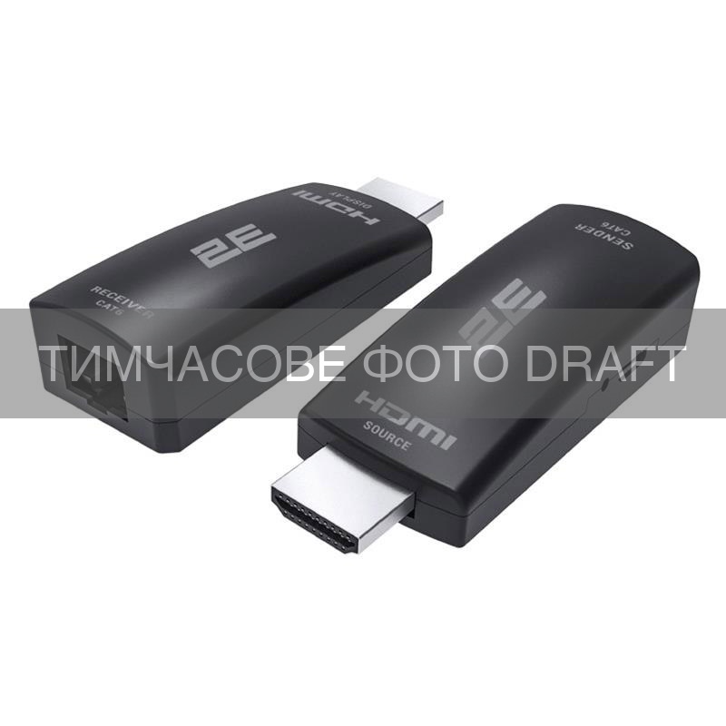 Extender 2E EXRHDETH60 HDMI 1080p Cat6 60m PoE