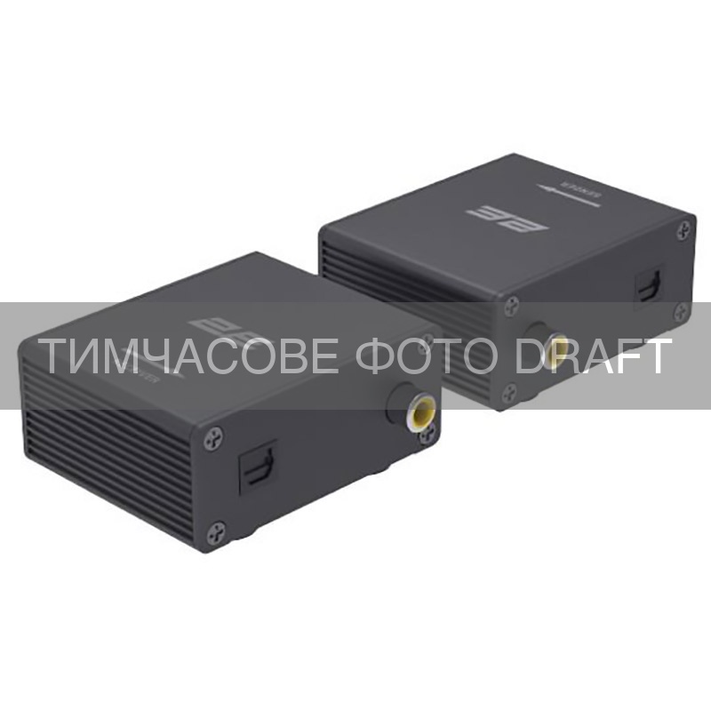 Extender 2E EXRDCOAETH Digital Audio Toslink SPDIF Coaxial Cat6 100m PoC