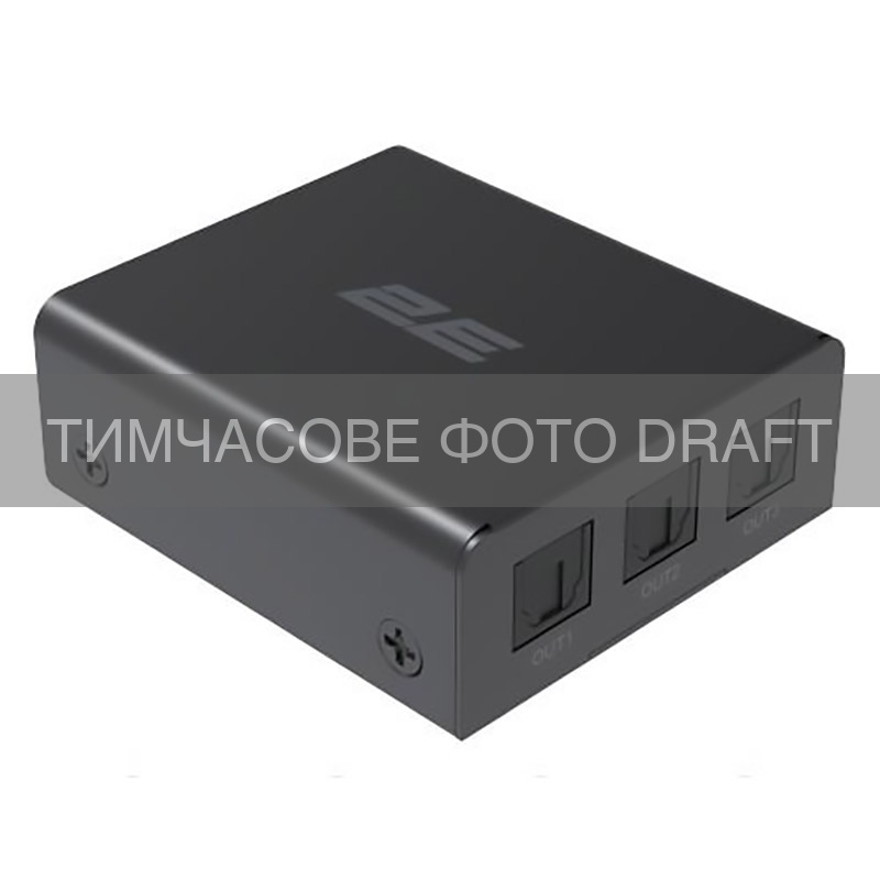 Спліттер 2E SP1X3DOA Digital Audio 1×3 Optical SPDIF Toslink