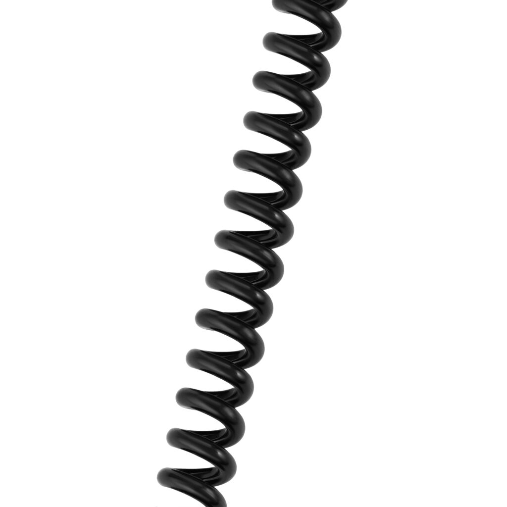 2E Cable audio jack 3.5mm-M Coiled 1.8m Black