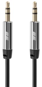 2E Cable audio jack 3.5mm-M Coiled 1.8m Black