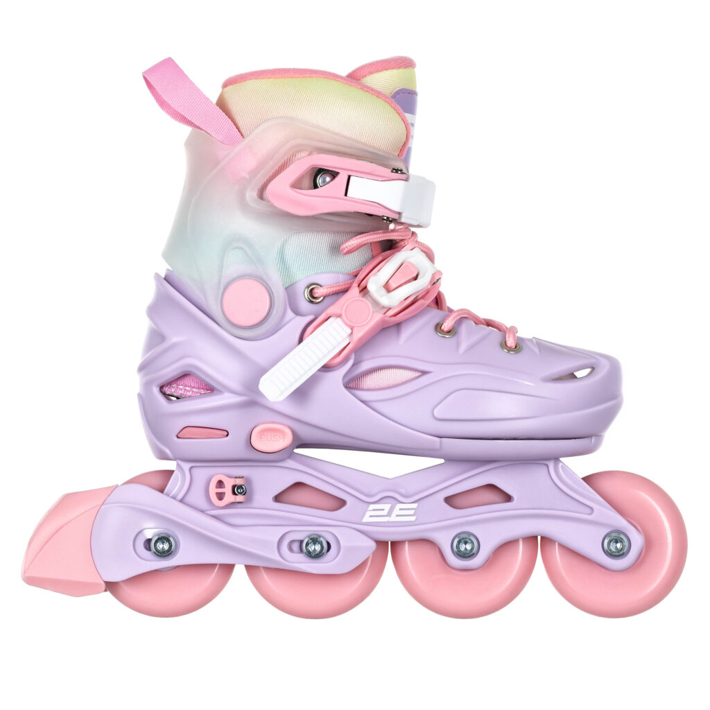 2E Remy Roller Skates, Size 32-35, Purple