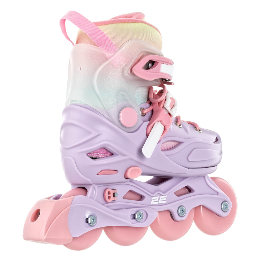 2E Remy Roller Skates, Size 32-35, Purple