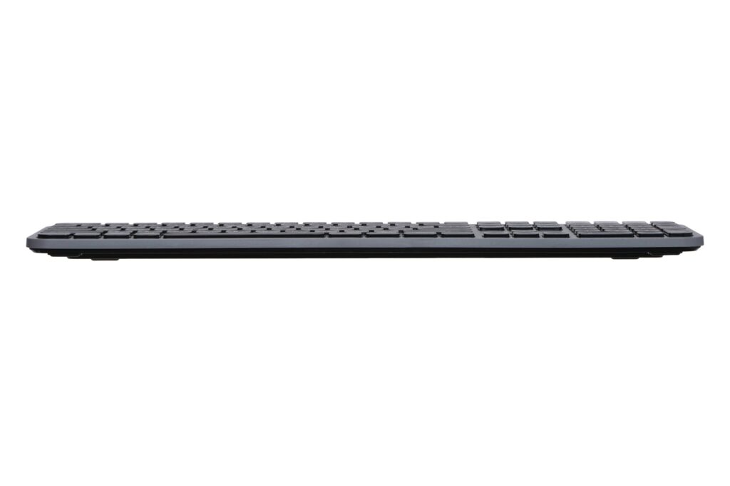 2E Keyboard membrane KS240 110key, WL/BT, EN/UK/RU, grey-black