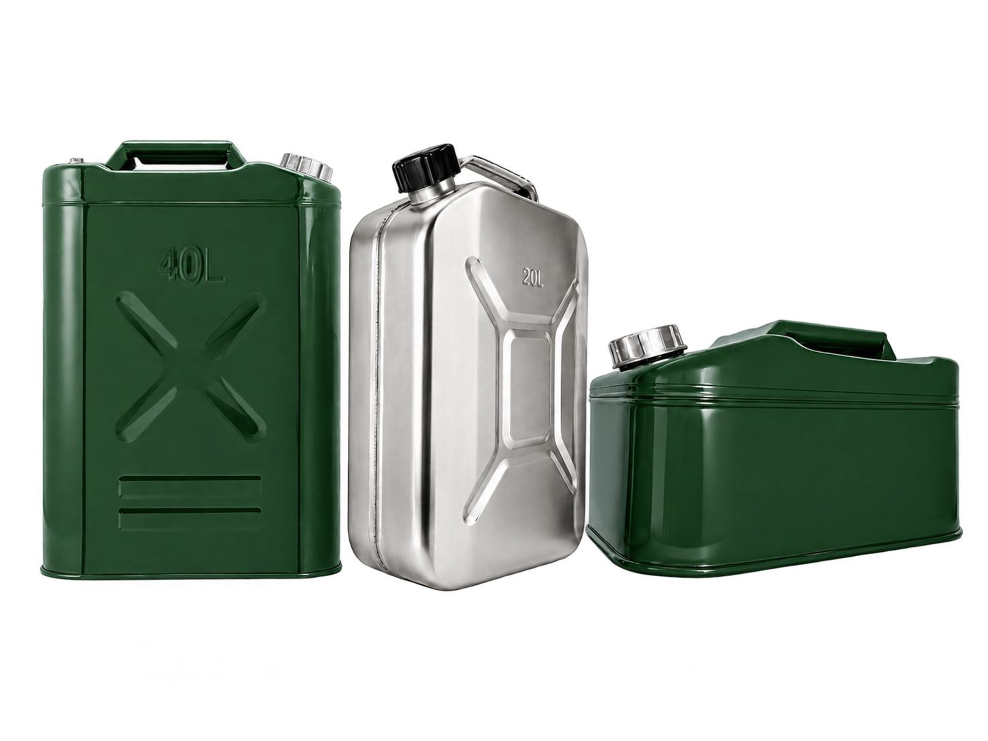 Updated Range of 2E Fuel Cans – Choose the Material, Shape and Capacity