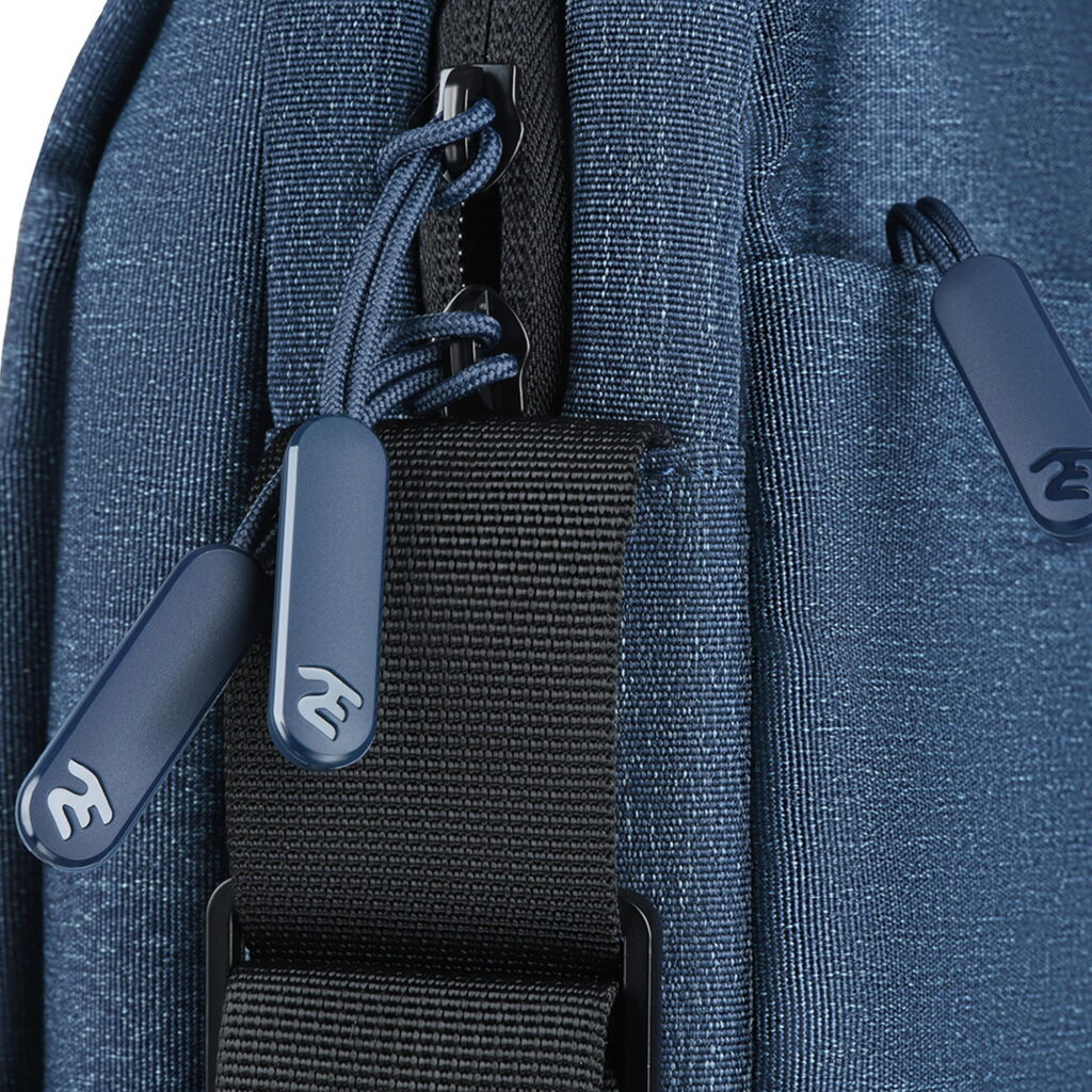 Vertical Bag 2E, Melange 10″, Navy-Blue