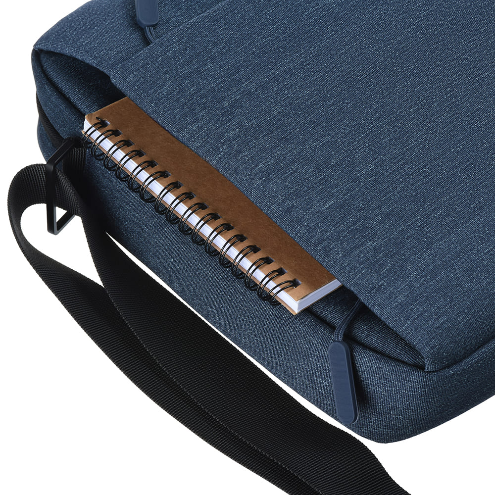 Vertical Bag 2E, Melange 10″, Navy-Blue