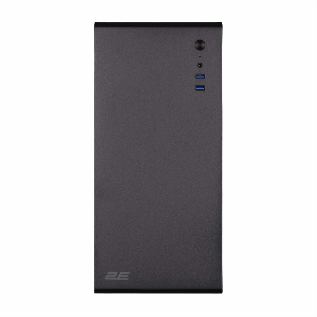 PC case 2E Credo V200B-400 with PSU 2E ATX400, 2xUSB3.0, 1x80mm, VGA 250mm, mATX, Black