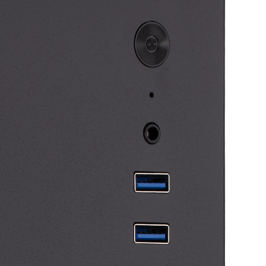 PC case 2E Credo V200B-400 with PSU 2E ATX400, 2xUSB3.0, 1x80mm, VGA 250mm, mATX, Black