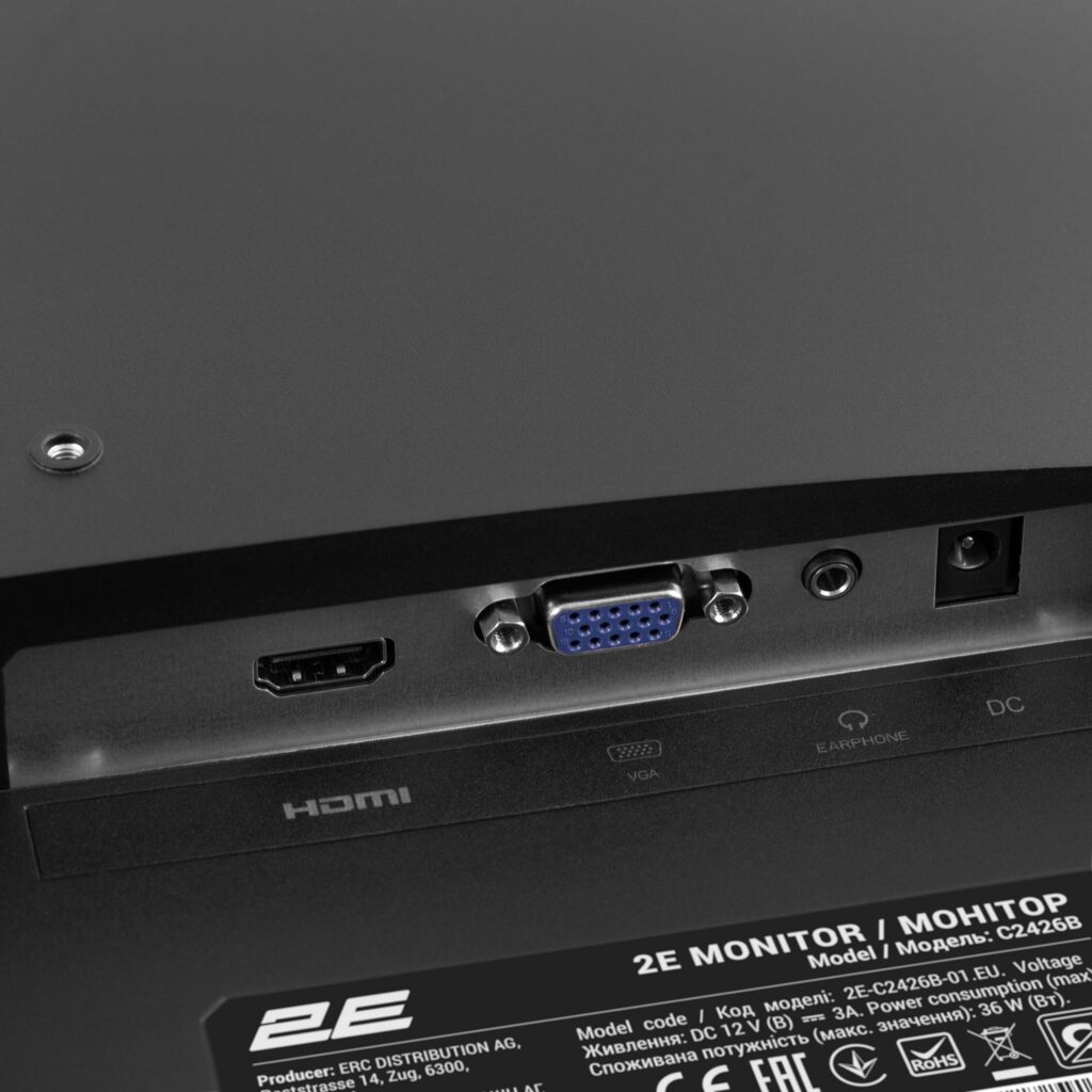 Monitor 2E 23.8″ C2426B D-Sub, HDMI, IPS, 144Hz, FreeSync